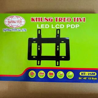 Khung treo TV 26-42 Leb bản Cố Định Hoàng Tâm, xanh chuối