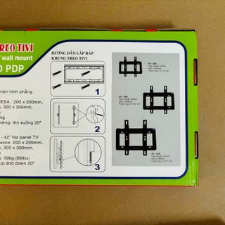 Khung treo TV 26-42 Leb bản Cố Định Hoàng Tâm, xanh chuối