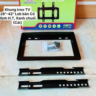 Khung treo TV 26-42 Leb bản Cố Định Hoàng Tâm, xanh chuối
