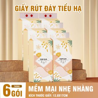 Khăn giấy vệ sinh treo tường Tiểu Hạ 1000 tờ từ bột gỗ thiên nhiên an toàn cho sức khỏe Giày dung 6 bịch 10 bịch
