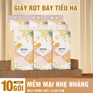 Khăn giấy vệ sinh treo tường Tiểu Hạ 1000 tờ từ bột gỗ thiên nhiên an toàn cho sức khỏe Giày dung 6 bịch 10 bịch