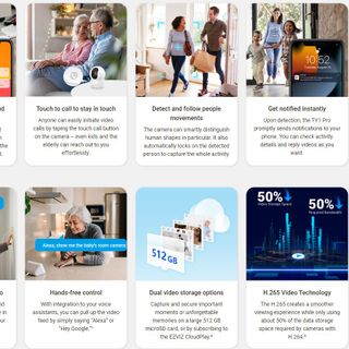 Coming soon --- Camera IP wifi 360 độ EZVIZ TY1 PRO (Ban đêm có màu + Gọi điện + Human + 512GB + TypeC + Full HD 1080P | Kết nối mượt nhất với băng tần 2.4Ghz + Độ lợi 1,9 dBi + 20Mhz )