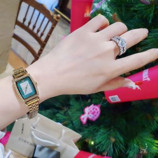 SET VALENTINE ĐỒNG HỒ NỮ CAO CẤP ACMANI DÂY THÉP FULLBOX TẶNG DÂY DA