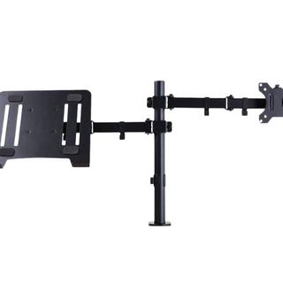 Giá treo màn hình máy tính M074 17″-32″ kèm giá đỡ Laptop/MacBook (17''-32''Inch)