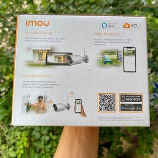 EOL... Camera Wifi 3.0MP IMOU F32MIP ( Có micro + Có Loa + hỗ trợ Đàm thoại 2 chiều + Vỏ sắt ) - Outdoor