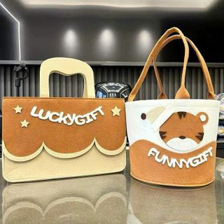 SET 2 TÚI XÁCH NỮ NỈ HỌA TIẾT THÚ (T100)- (SÉT)