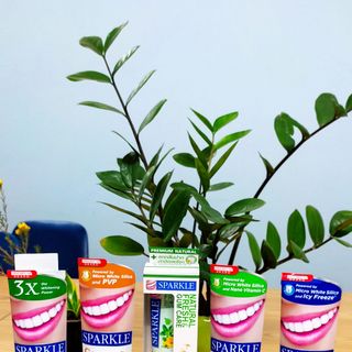 Kem Đánh Răng Thái Lan Sparkle Làm Trắng Răng Giảm Hôi Miệng - Toothpaste Ngừa Sâu Răng - Tẩy Ố Răng