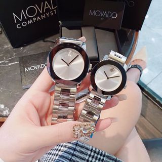 XẢ KHO ĐỒNG HỒ NAM CAO CẤP MOVODA BOLD DÂY THÉP VIỀN THUỶ