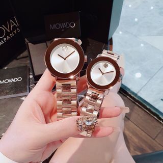 XẢ KHO ĐỒNG HỒ NAM CAO CẤP MOVODA BOLD DÂY THÉP VIỀN THUỶ