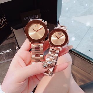 XẢ KHO ĐỒNG HỒ NAM CAO CẤP MOVODA BOLD DÂY THÉP VIỀN THUỶ