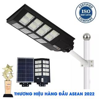 Đèn Đường Năng Lượng Mặt Trời Liền Thể 2 Cánh 400W KUNGFU SOLAR MD-2X66400B16