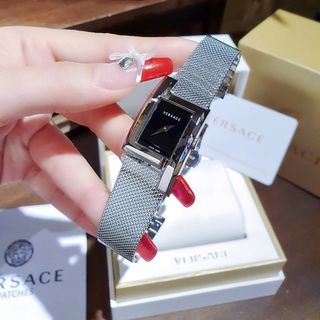 ĐỒNG HỒ NỮ CAO CẤP VERSEC GRECA DÂY LƯỚI MẶT CHỮ NHẬT NIỀNG THÉP