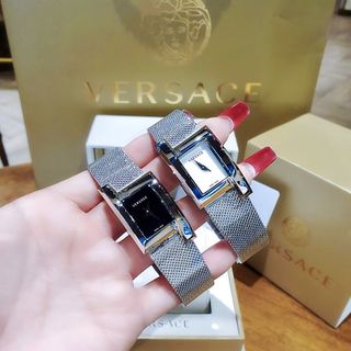 ĐỒNG HỒ NỮ CAO CẤP VERSEC GRECA DÂY LƯỚI MẶT CHỮ NHẬT NIỀNG THÉP