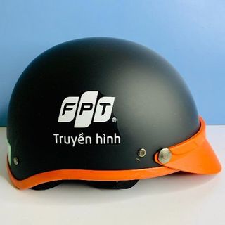 Mũ Bảo Hiểm FPT Đen