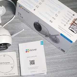 23.07 về hàng... Camera Wi-Fi 2MP Ezviz C3X Dual lens FHD 1080P ( Có màu kể cả ánh sáng yếu | 50Hz: 25fps | 144Mbps | Đàm thoại | Vỏ Thép )