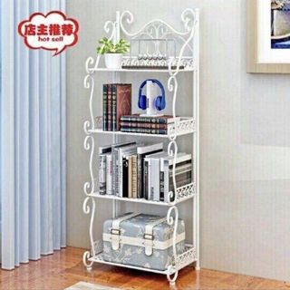 KỆ ĐỂ SÁCH, VALI, VẬT DỤNG CÁ NHÂN 4 TẦNG HỌA TIẾT ĐẸP