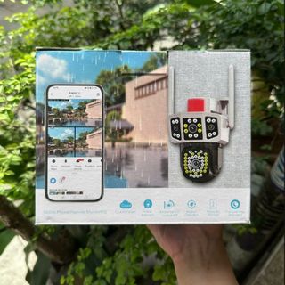 Camera Wifi ngoài trời Yoosee BD YS-108 - 3 khung hình đèn cảnh báo (có màu ban đêm)