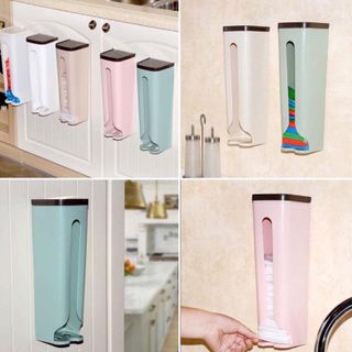 HỘP ĐỰNG KHĂN GIẤY VỆ SINH, ĐỰNG BAO BÌ NHÀ BẾP GẮN TƯỜNG KO CẦN KHOAN