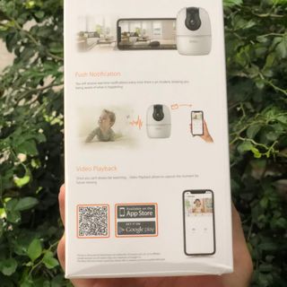 Camera Wifi Imou 3MP A32EP (A2 | Có micro, có loa, có LAN, đàm thoại 2 chiều, có sẵn chân đế lắp trần nhà )