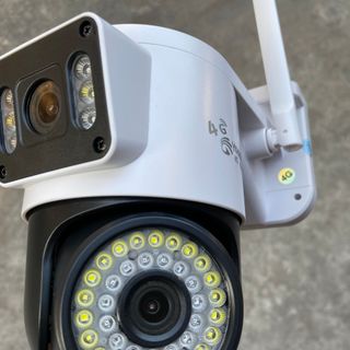 Camera 4G Yoosee Q36-4G 2 mắt 2 khung hình, khe sim 4G ( Là mẫu Q36 thường thêm khe sim 4G )