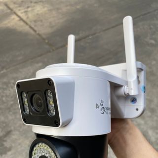 Camera 4G Yoosee Q36-4G 2 mắt 2 khung hình, khe sim 4G ( Là mẫu Q36 thường thêm khe sim 4G )