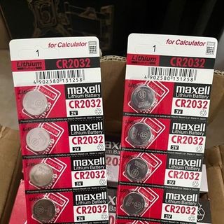 Pin Maxell cúc áo CR2032 - Vỉ 5 viên (Hộp 20 vỉ)