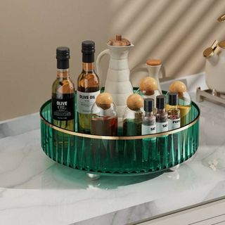 KHAY ĐỰNG ĐỒ XOAY 360 NHỰA PET CAO CẤP (T20) (CÁI)