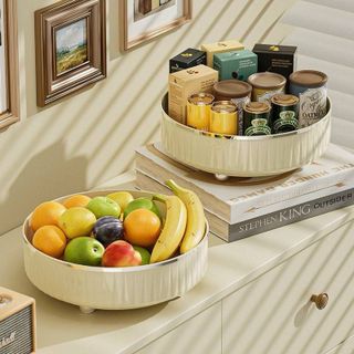 KHAY ĐỰNG ĐỒ XOAY 360 NHỰA PET CAO CẤP (T20) (CÁI)