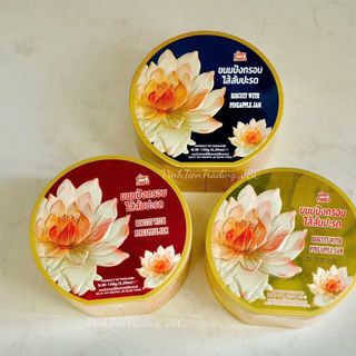 Bánh quy mứt dứa hoa sen