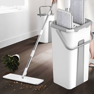 THÙNG LAU NHÀ COCO ĐỨNG TỰ XOAY 360 ĐỘ TẶNG KÈM 2 DẺ LAU KO HỘP (T6)(CÁI)