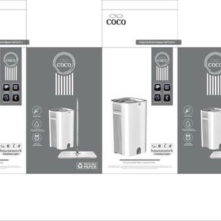 THÙNG LAU NHÀ COCO ĐỨNG TỰ XOAY 360 ĐỘ TẶNG KÈM 2 DẺ LAU KO HỘP (T6)(CÁI)