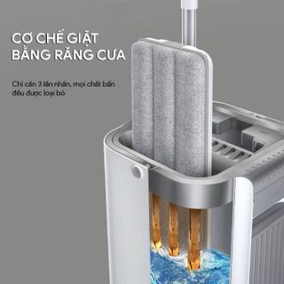 THÙNG LAU NHÀ COCO ĐỨNG TỰ XOAY 360 ĐỘ TẶNG KÈM 2 DẺ LAU KO HỘP (T6)(CÁI)