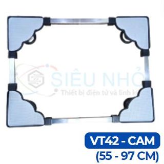 Chân đỡ Tủ lạnh – Máy giặt Cỡ Đại VT42 (màu cam) 550mm x 970mm