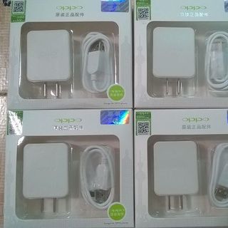 BỘ CÓC CÁP SẠC OPPO ZIN LOGO TRẮNG 2A
