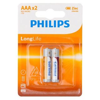 Pin Carbon AAA PHILIPS - Hàng chính hãng (Cặp) - Mua 4 Tặng 1