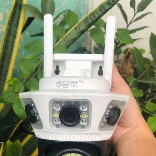 Camera Wifi 3 mắt 3 khung hình 12MP YOOSEE Q54D - phiên bản mới của mã có loa