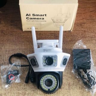 Camera Wifi 3 mắt 3 khung hình 12MP YOOSEE Q54D - phiên bản mới của mã có loa