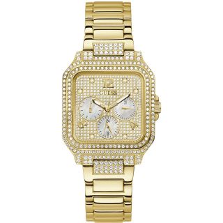 ĐỒNG HỒ NỮ CAO CẤP GUECC MẶT VUÔNG CHONOGRAPH FULL ĐÁ