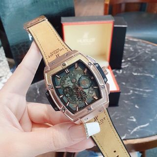 SĂN SALE ĐỒNG HỒ NAM TRUNG CẤP HULOT DÂY DA MẶT CN XẢ KHO