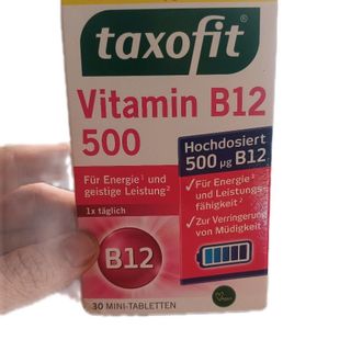 Taxofit  Vitamin B12 500  30 viên năng lượng và hiệu suất tinh thần