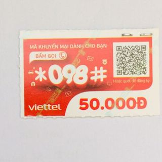 Thẻ cào Viettel 50.000đ