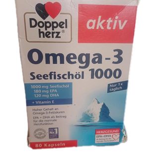 Viên Nang Dầu Cá Doppelherz Omega 3 Seefischol 1000, 80 Viên