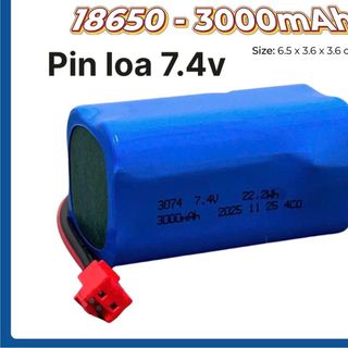 Pin cho loa daile S8 q8 jbz 106 108 ( 9V 2A) có thể cắm thêm pin 4pin Pin Dự Phòng Sạc Pin Sạc Pin CHÍNH HÃNG EVE 3200MAH