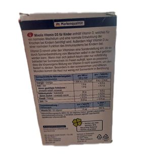 Viên Ngậm Mivolis Vitamin D3 Fur Kinder Cho Trẻ Em Từ 4 Tuổi, 60 Viên