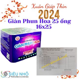 Giàn phun Hoa - Hộp 25 ống