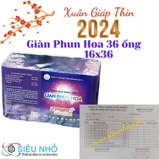 Giàn phun Hoa - Hộp 36 ống