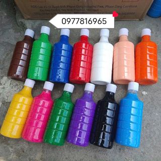 Combo 13 màu tô tượng đậm đặc đã pha sẵn chai 500ml