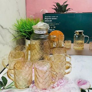 Bộ Bình 6 Cốc Thủy Tinh JYSJ507HA ( THÙNG 8B )