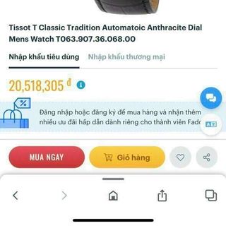 ĐỒNG HỒ NAM SIÊU CẤP TIXOT DÂY DA MẶT ĐEN VIỀN ĐỒNG AUTOMATIC FULLBOX