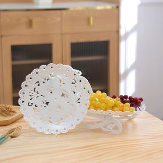 KHAY ĐỰNG TRÁI CÂY 2 TẦNG